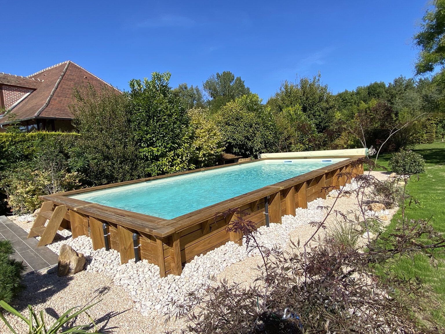 Piscine hors sol en bois