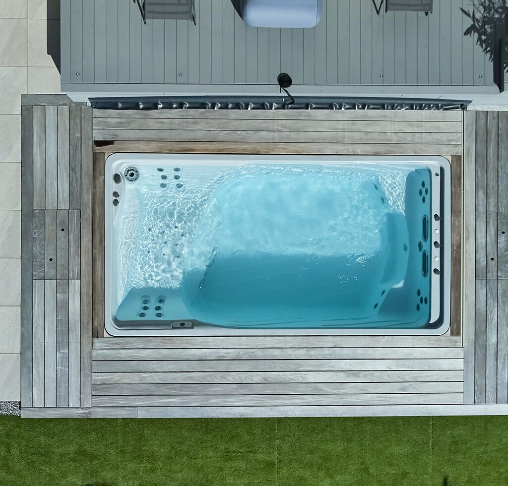 Mini-piscine paysagère