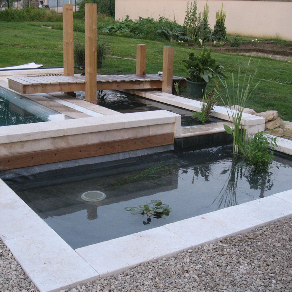 Piscine naturelle Bi-eaux avec bassin