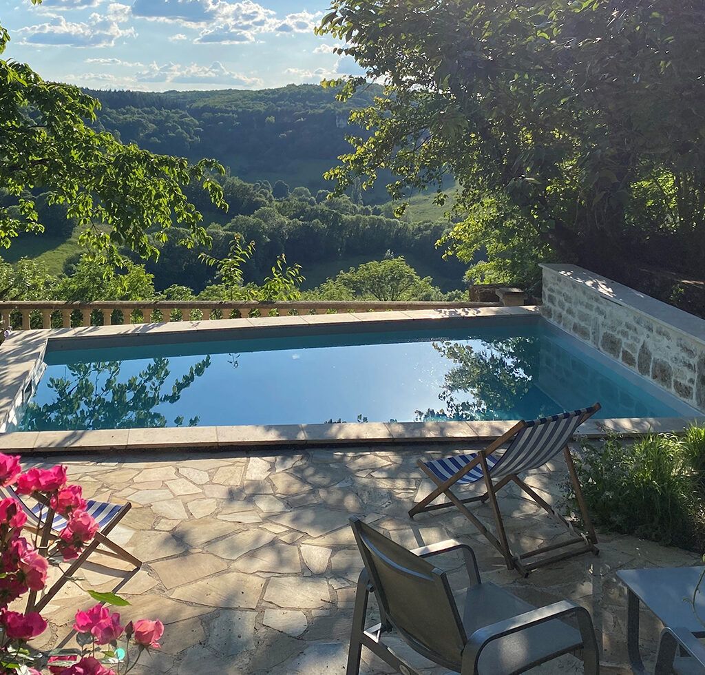 Mini-piscine paysagère