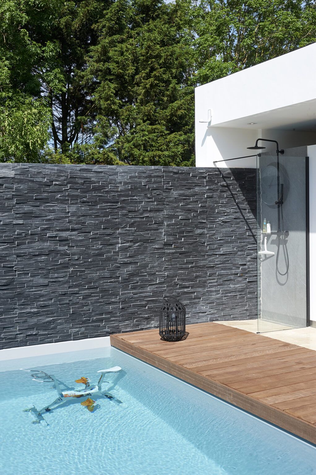 Douche inox pour piscine