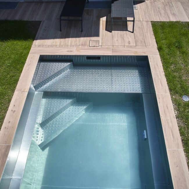 Piscine inox