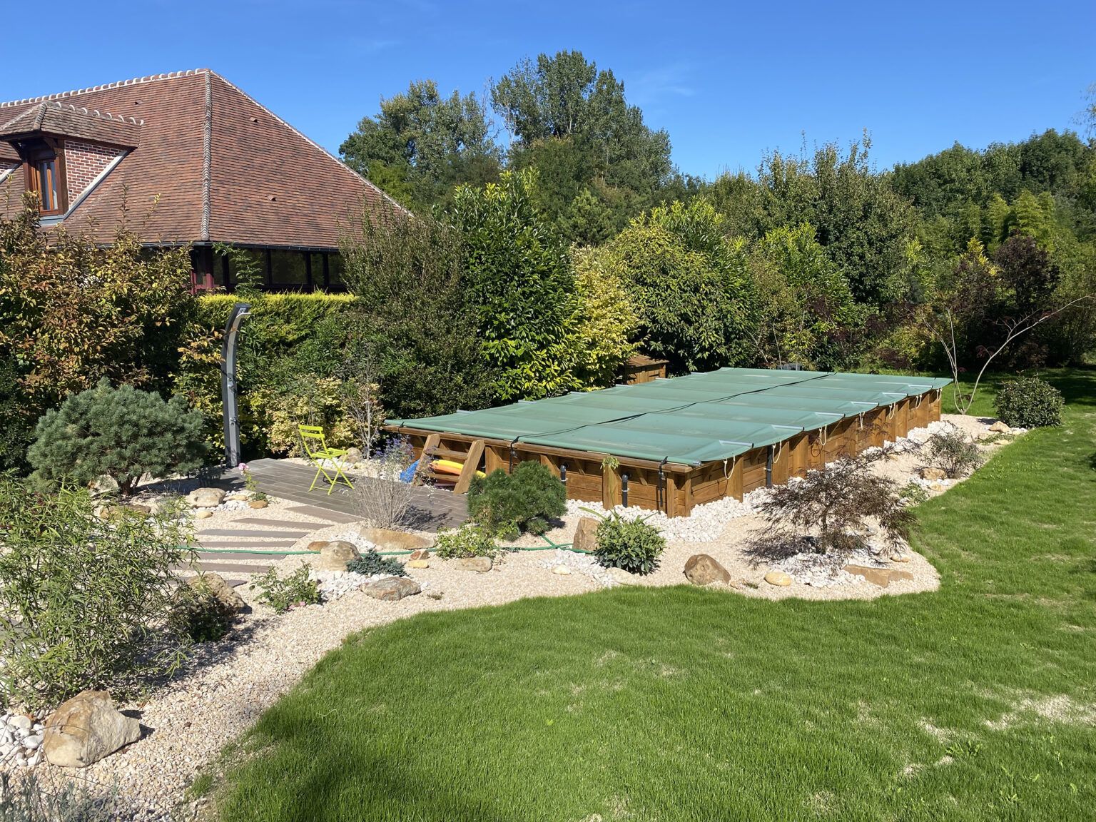 Bâche à barres pour piscine