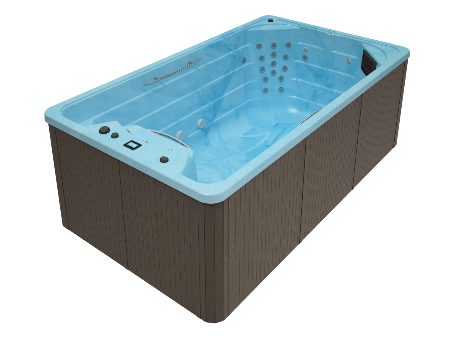 Spa de nage bleu OEWEO