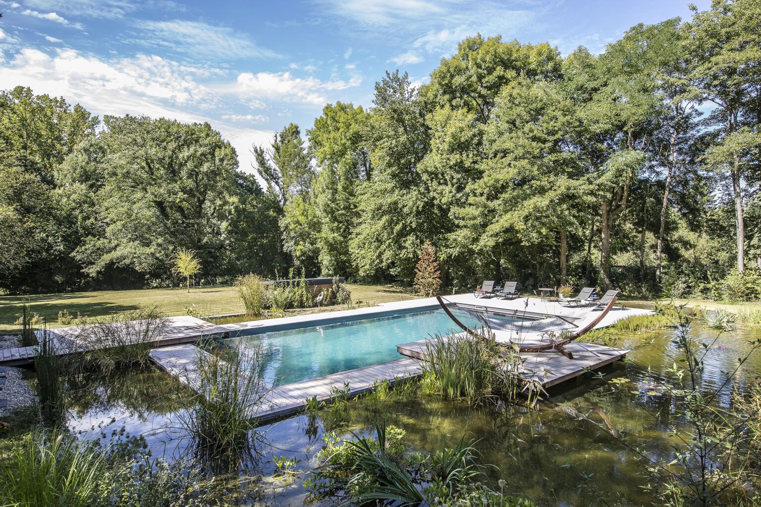 Piscine Bi-eaux sur mesure