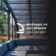 Aménager un coin détente sous son abri