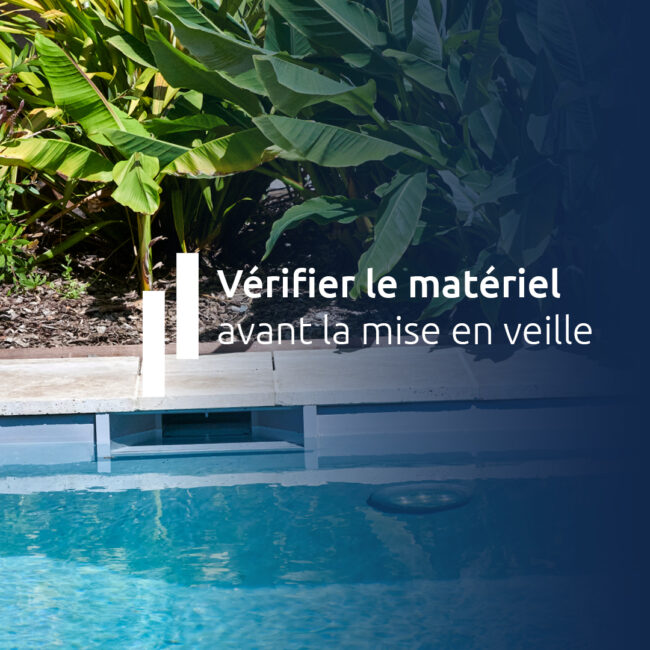 Vérifier le matériel avant la mise en veille