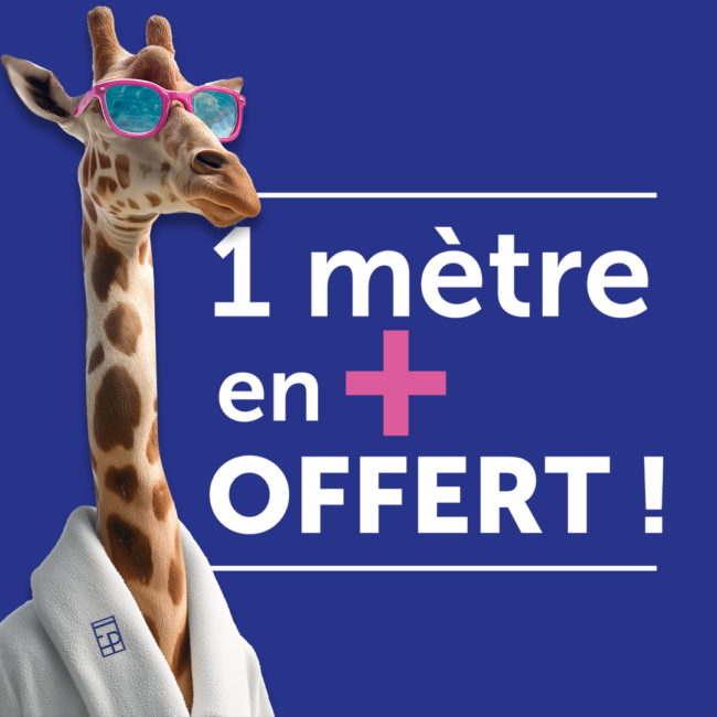 1 Mètre en plus offert