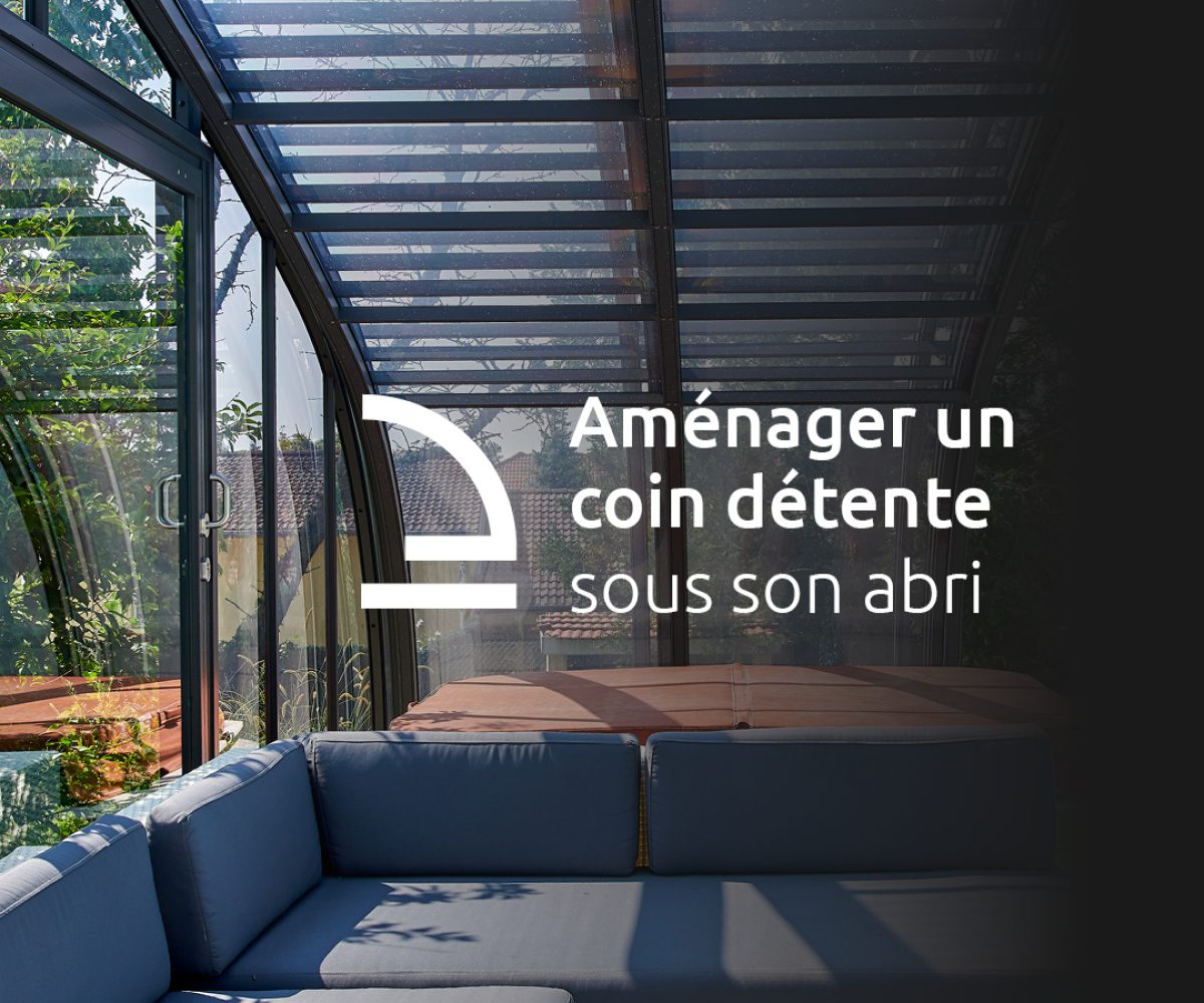 Aménager un coin détente sous son abri