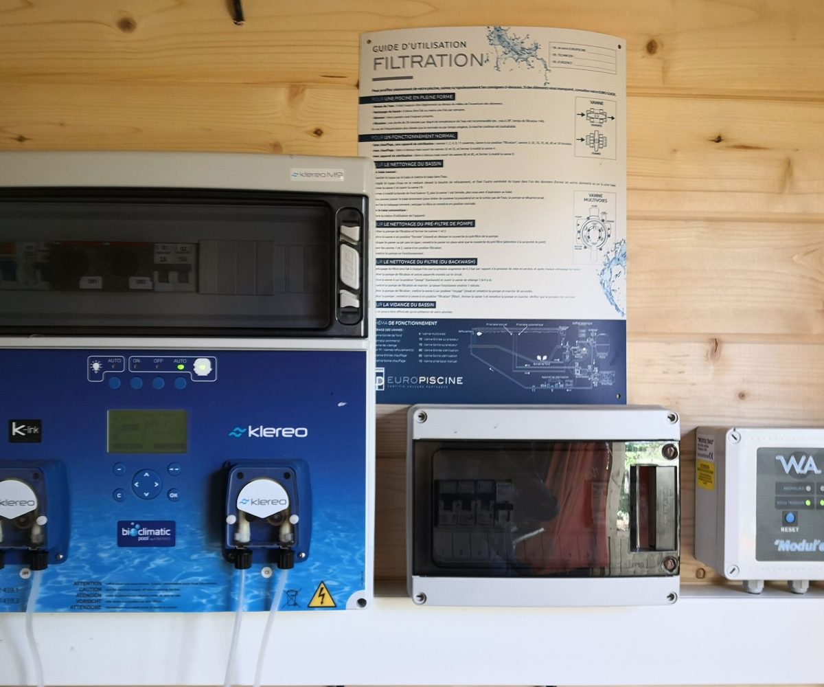 Équipement - tableau de filtration