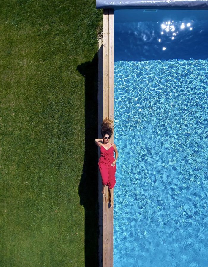 Piscine 8x4 m hors sol