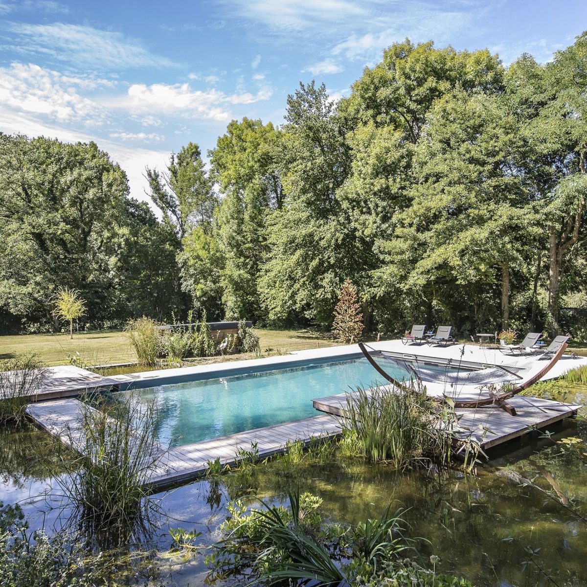 Piscine Bi-eaux sur mesure