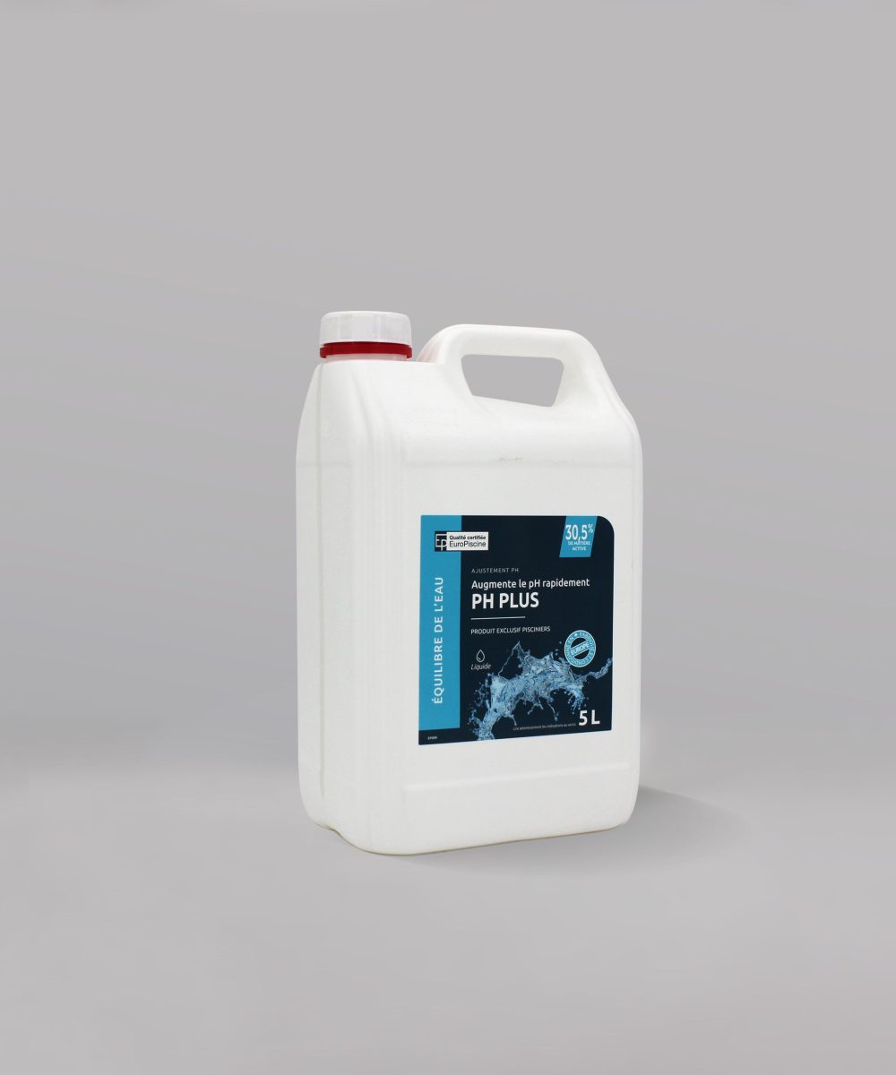 pH plus liquide 5 L - Produit labellisé EuroPiscine