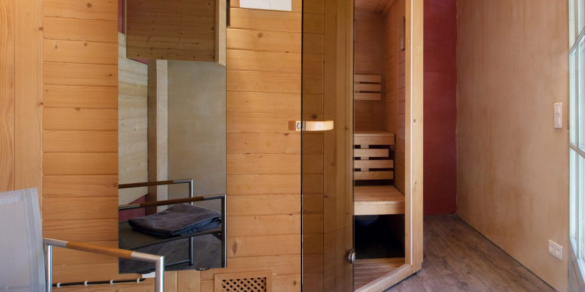 Sauna traditionnel en bois à domicile